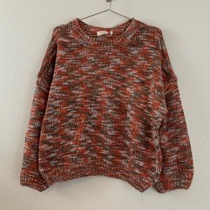 Solitaire Variegated Crop Sweater